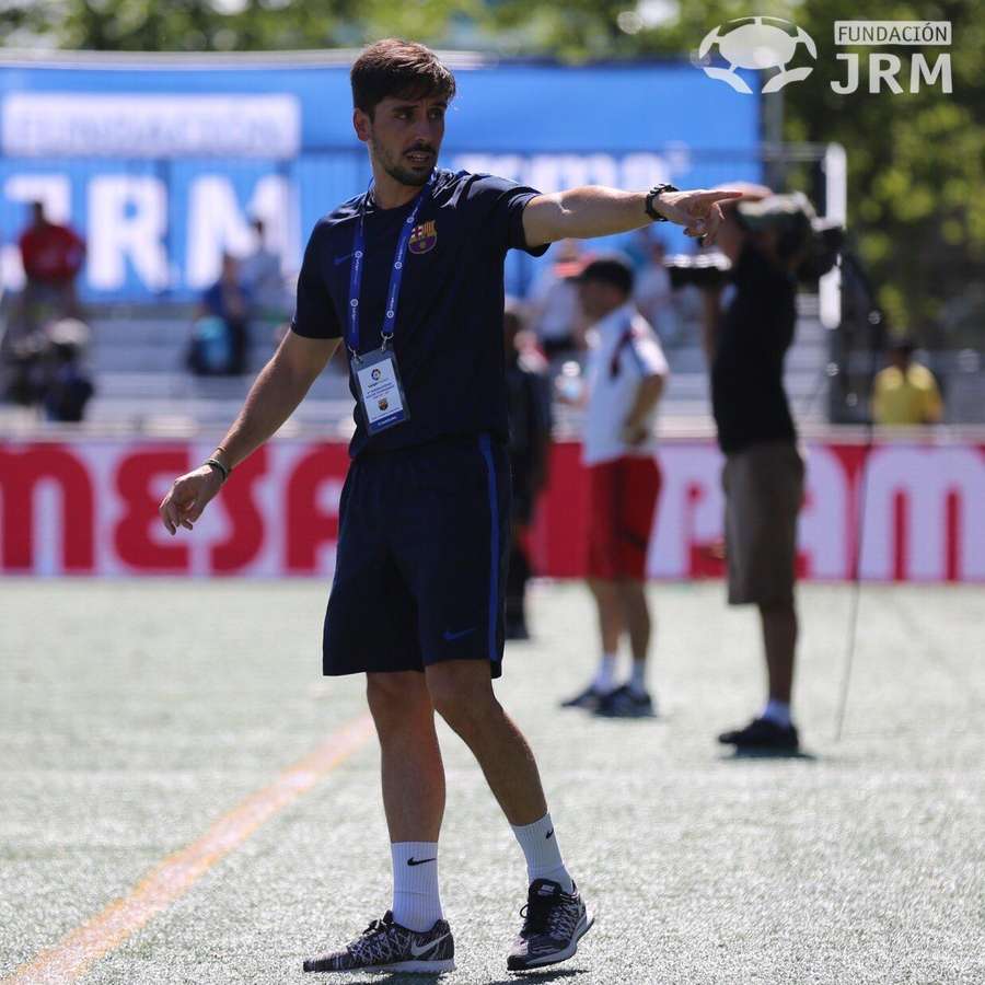 Pau Moral, con el Barcelona Pau Moral, con el Barcelona