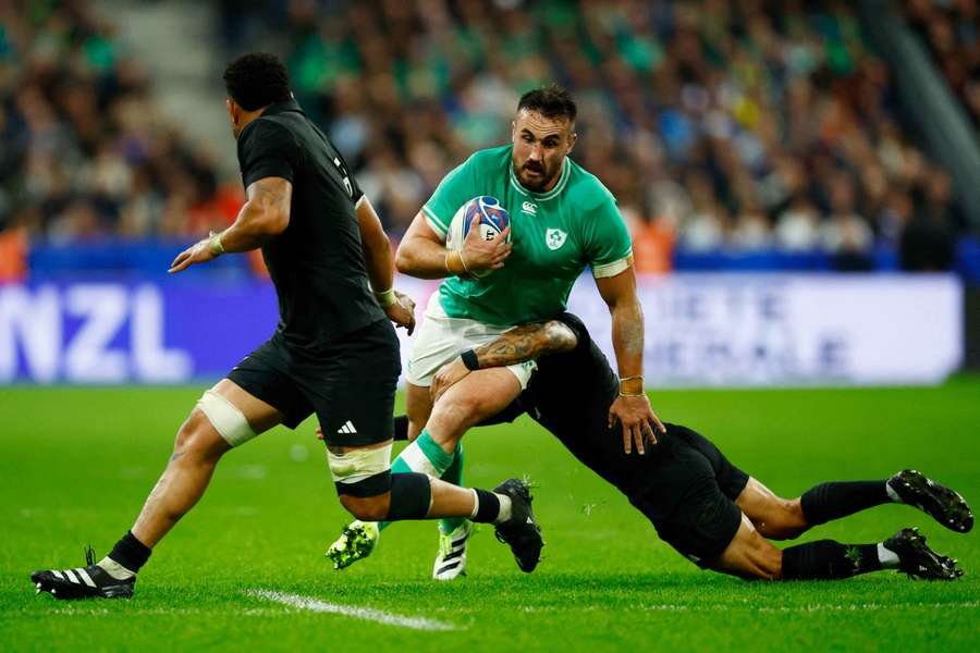 Ireland's Ronan Kelleher in action against New Zealand