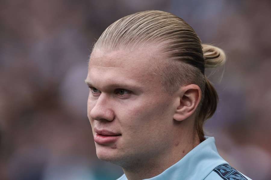 Erling Haaland beim Spiel gegen den FC Burnley.