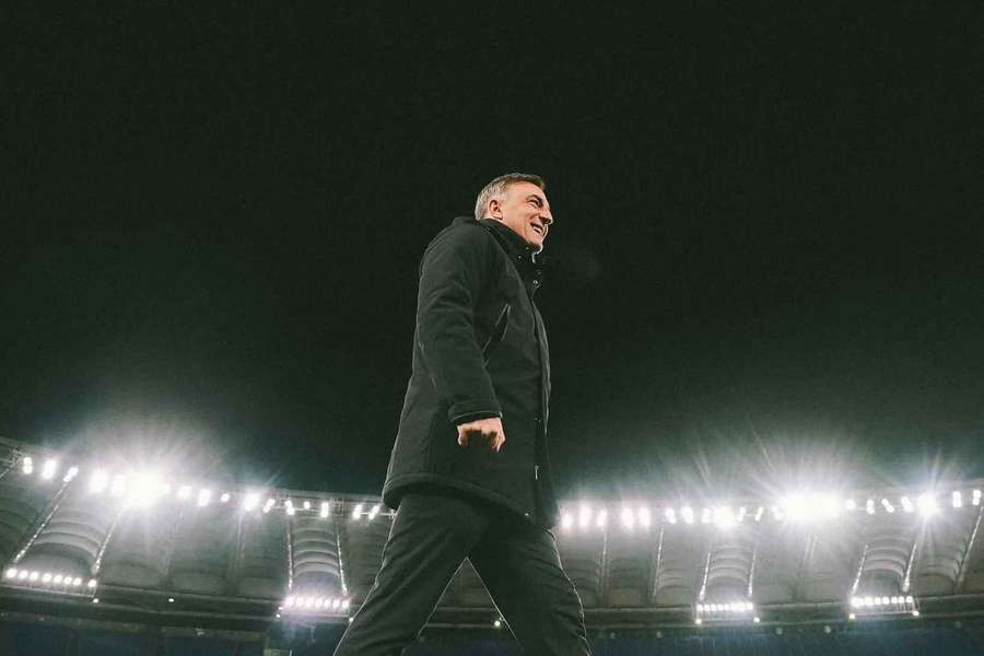 Carlos Carvalhal no Olímpico de Roma