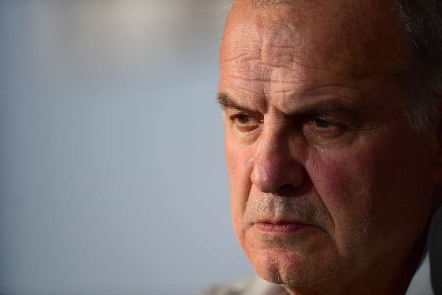 Marcelo Bielsa, o técnico da seleção uruguaia Marcelo Bielsa, o técnico da seleção uruguaia