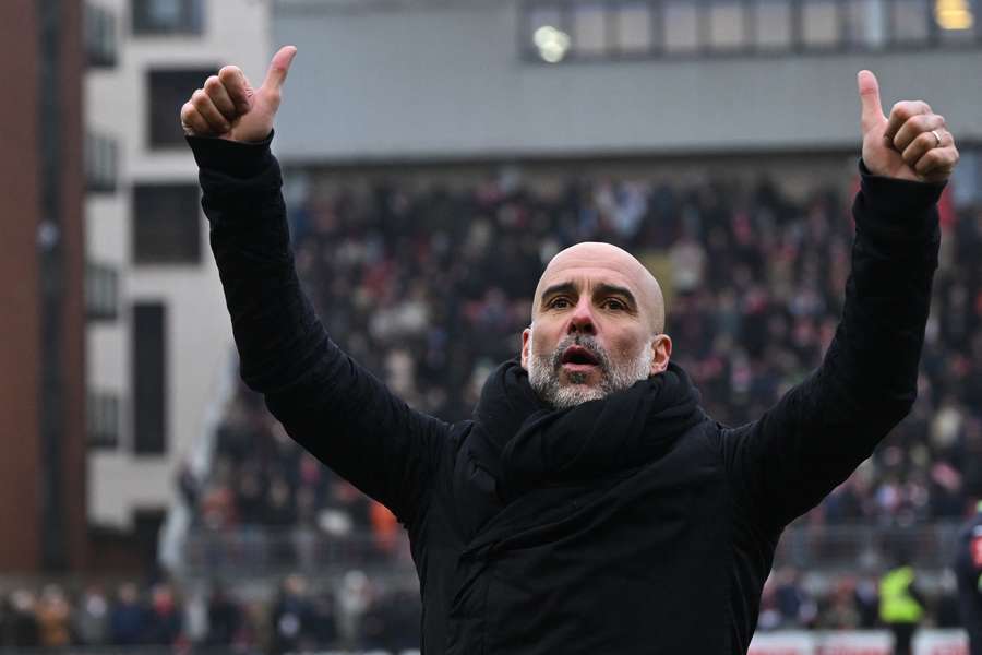 Manchester City manager Pep Guardiola