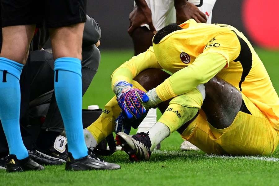 Maignan deixou a partida lesionado e o próximo jogo do Milan é só o clássico contra a Inter