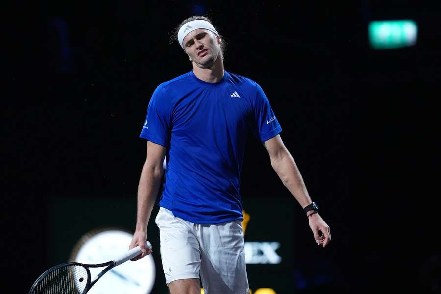 Alexander Zverev nemohl být se svým výkonem spokojený.