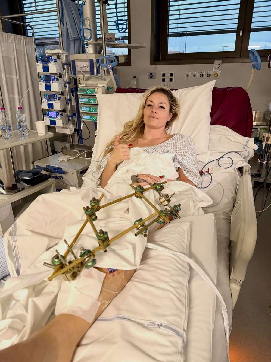 Lindsey Vonn in ospedale Lindsey Vonn in ospedale