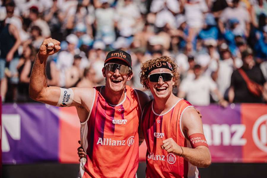 Hammarberg/Berger stehen bei der Beachvolleyball-EM in der KO-Phase Hammarberg/Berger stehen bei der Beachvolleyball-EM in der KO-Phase