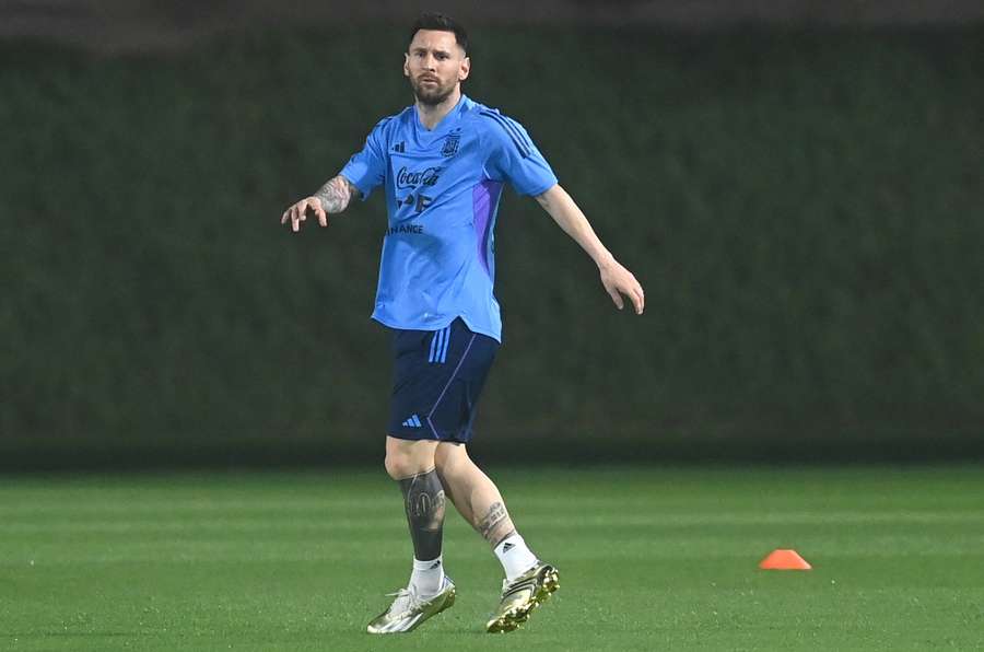 Messi voltou a trabalhar junto dos colegas
