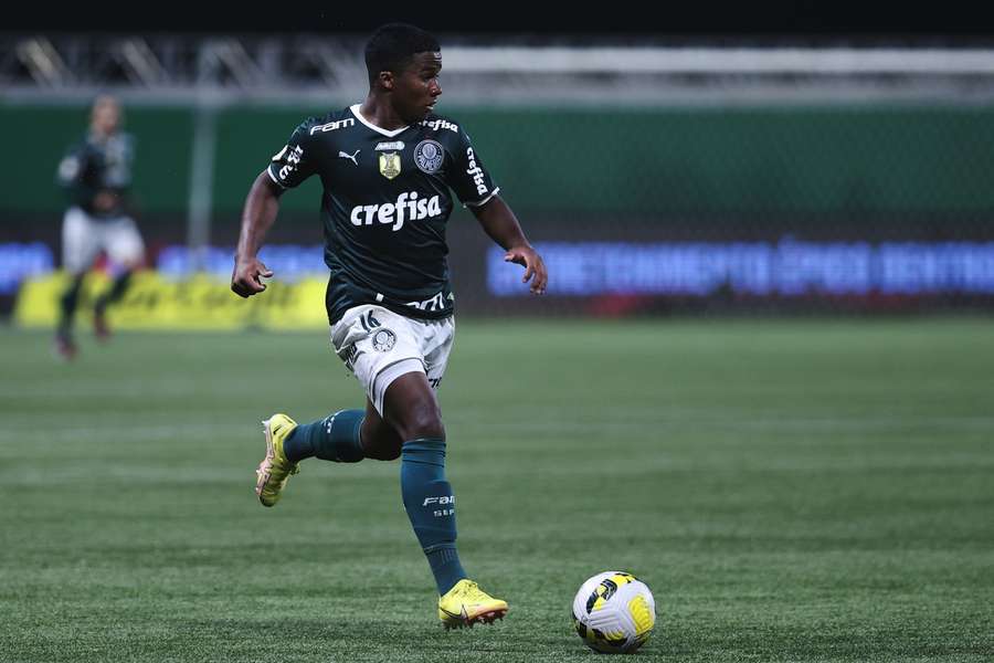 Endrick le 10 novembre sous le maillot de Palmeiras.