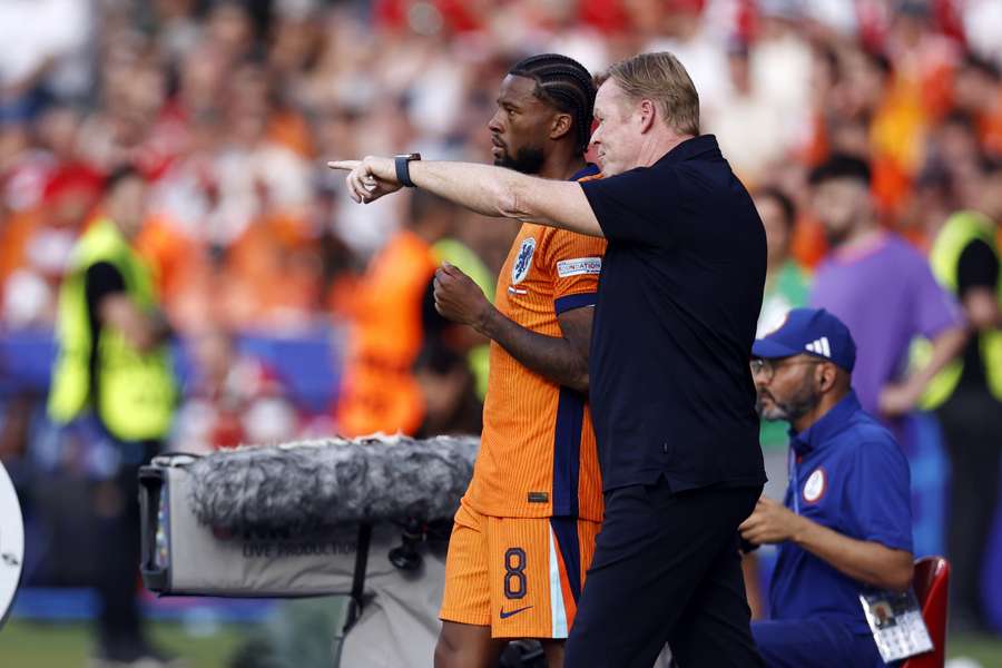 Wijnaldum viel halverwege de tweede helft in bij Oranje