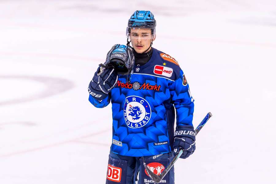 Edwin Tropmann vor der Verletzung im Playoff-Duell. Edwin Tropmann vor der Verletzung im Playoff-Duell.