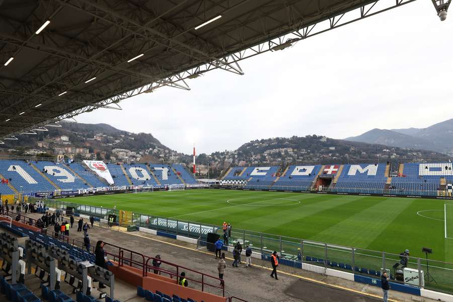 El Giuseppe Sinigaglia, estadio de Como.