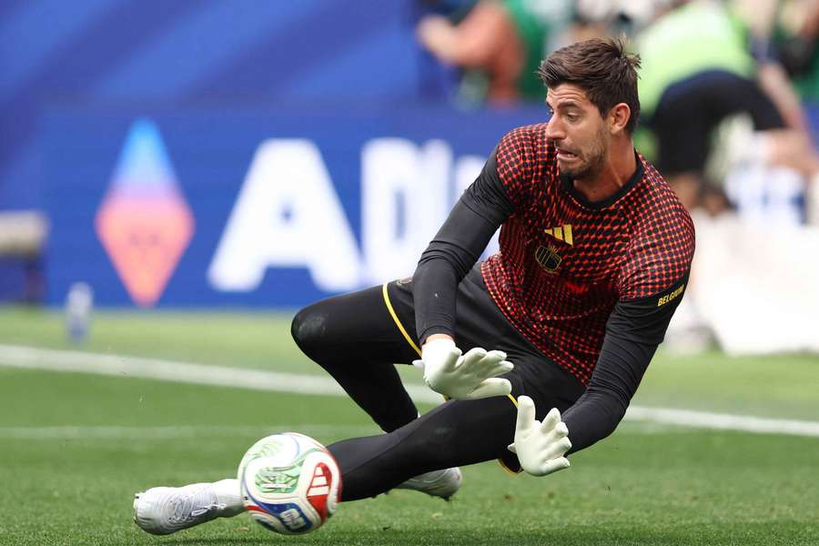 Real Madrid and Belgium No.1 Thibaut Courtois.
