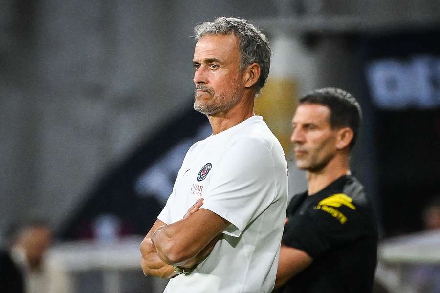 Luis Enrique, entrenador del PSG