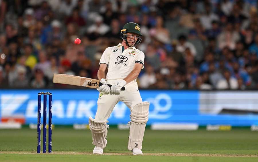 Nathan McSweeney opened the batting for Australia against India last year