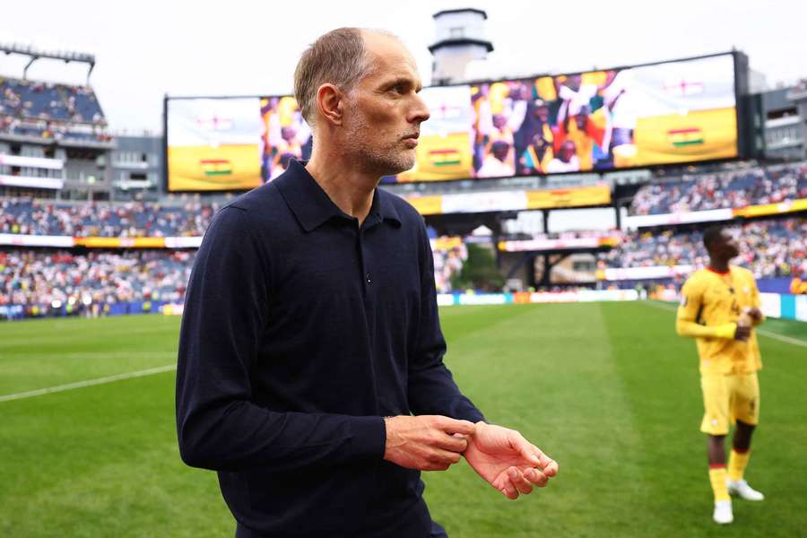 England coach Thomas Tuchel following the 0-0 with Ghana England coach Thomas Tuchel following the 0-0 with Ghana