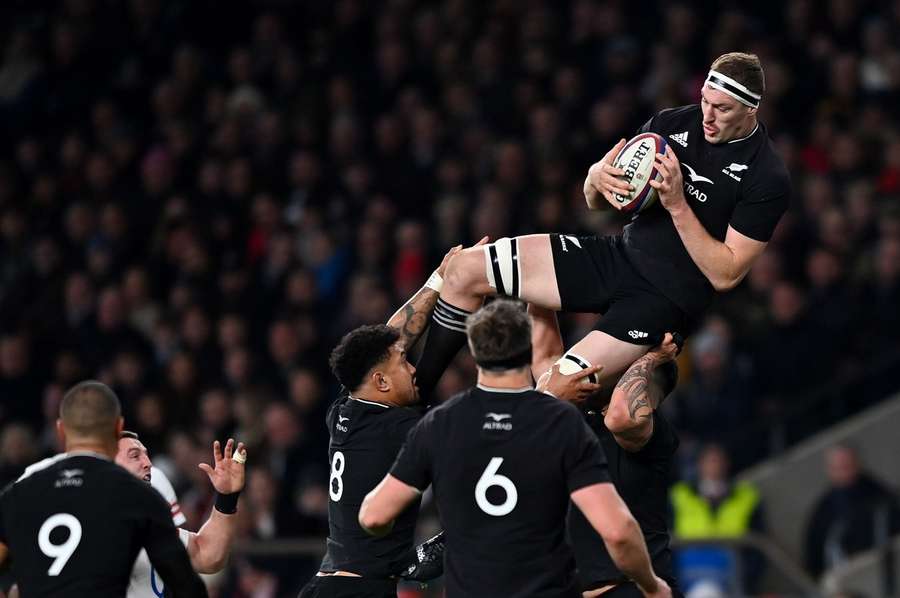 Retallick in action for New Zealand at the end of 2022