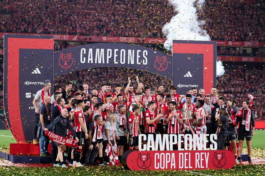 Bilbao won their first trophy in 40 years
