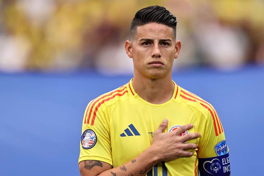 James é o grande destaque da Colômbia na Copa América