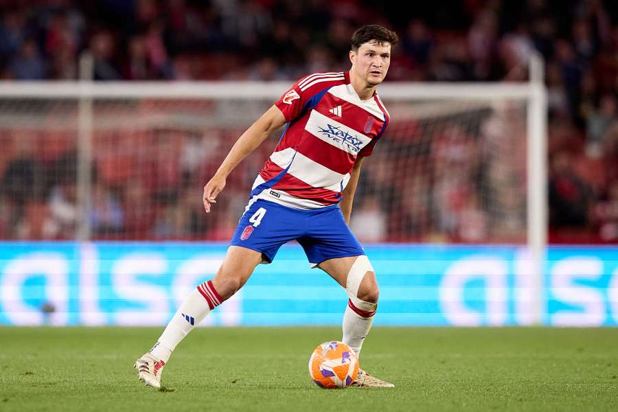 Miguel Rubio, con el Granada