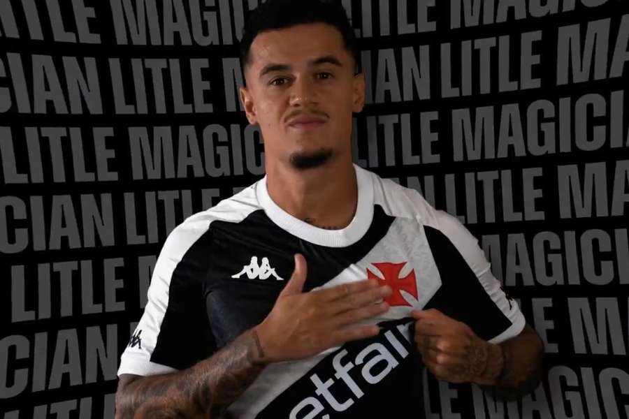 Philippe Coutinho chega ao Vasco emprestado pelo Aston Villa