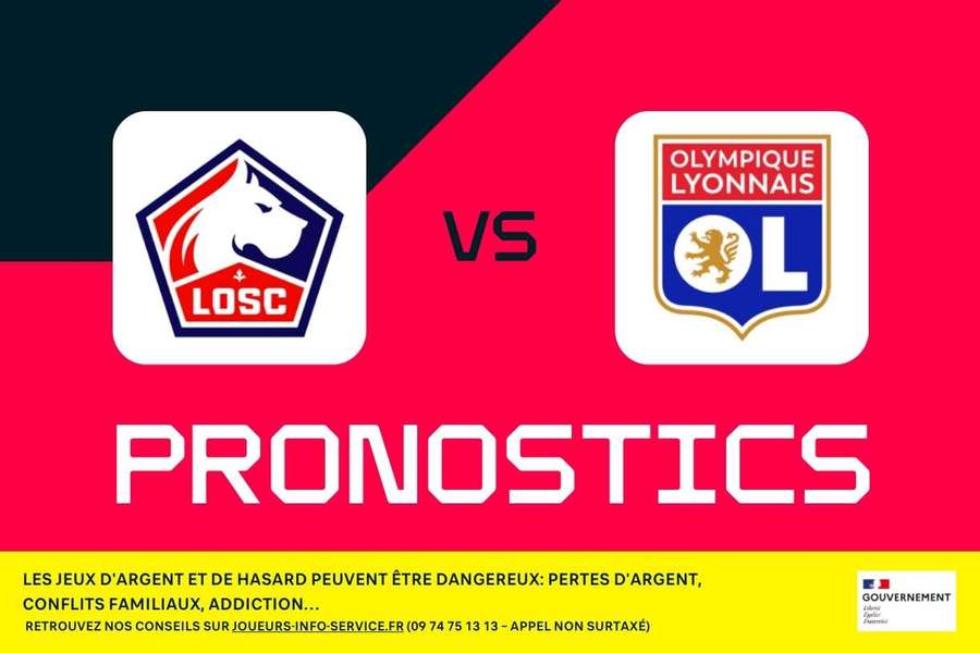 Lille - Lyon : Pronostics, meilleurs paris et cotes (J6 - Ligue 1)
