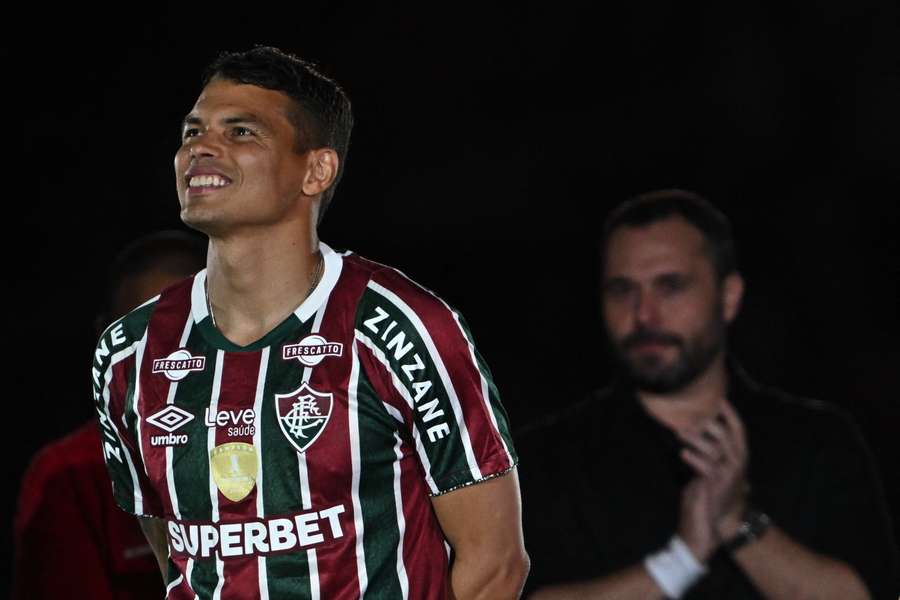 Thiago Silva wurde offiziell bei Fluminense vorgestellt.