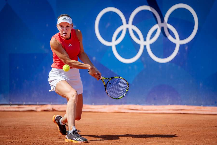 Wozniacki fez o último jogo olímpico perante Danielle Collins