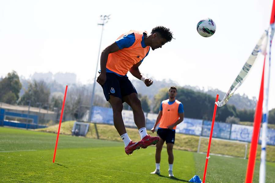 Gonçalo Borges durante o treino
