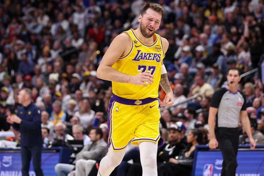 Luka Doncic's 38 points helped the Los Angeles Lakers to a comeback victory over Denver