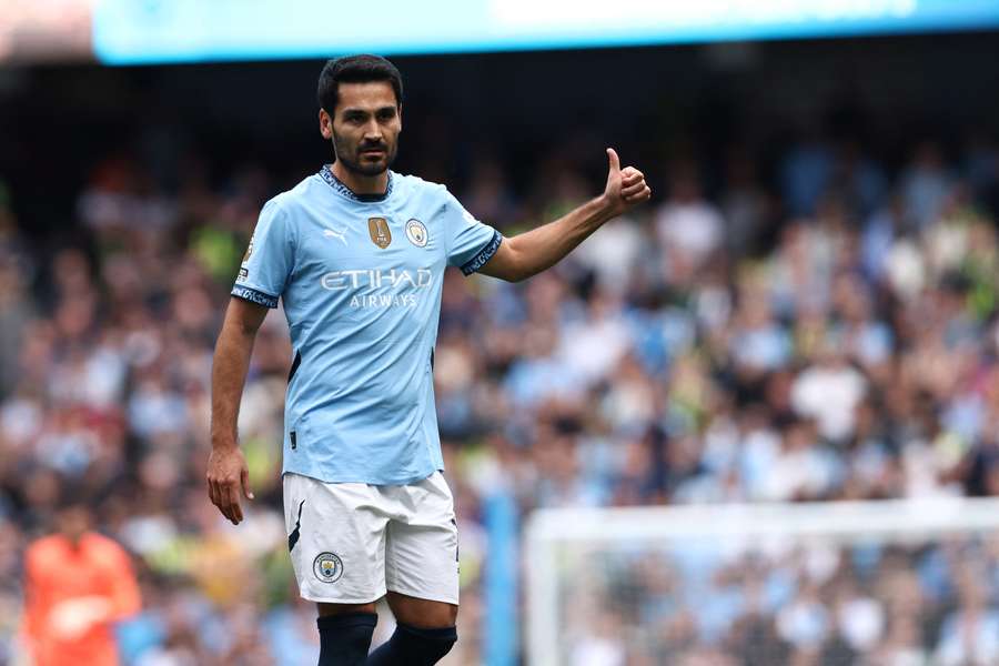 Ilkay Gündogan var tilbage for City.