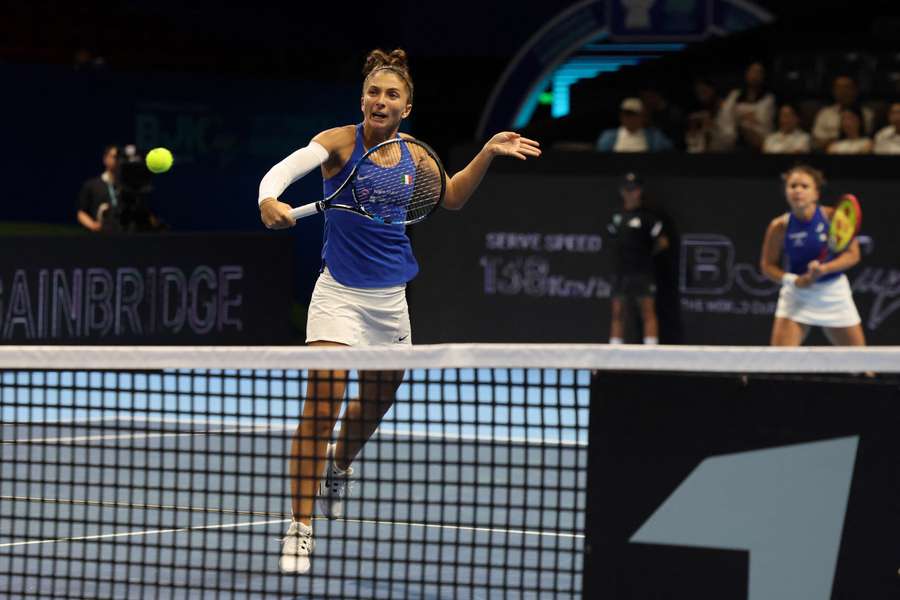 Sara Errani in doppio con Jasmine Paolini Sara Errani in doppio con Jasmine Paolini