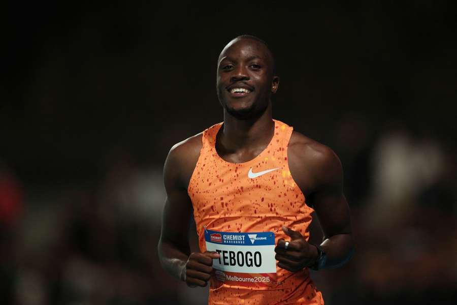 Letsile Tebogo à Melbourne le week-end dernier.
