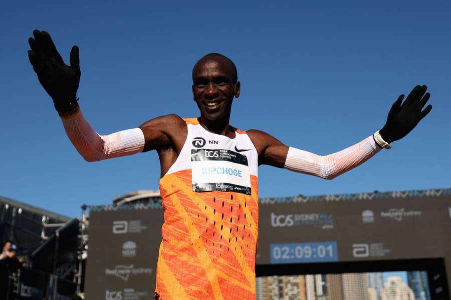 Kipchoge, en la meta de Sídney, debutará en Nueva York para despedirse del maratón