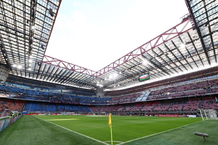 San Siro, a tradicional casa dos gigantes italiano Milan e da Inter de Milão