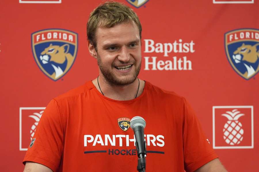 Barkov did not play for the Florida Panthers this season