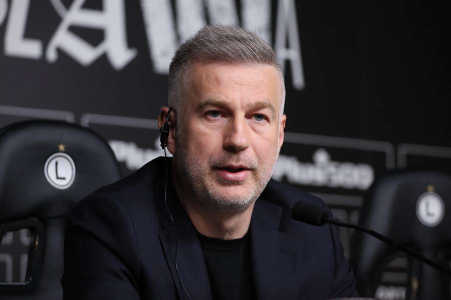 Iordanescu już po pierwszej konferencji na stadionie Legii. "To zaszczyt być trenerem takiego klubu"