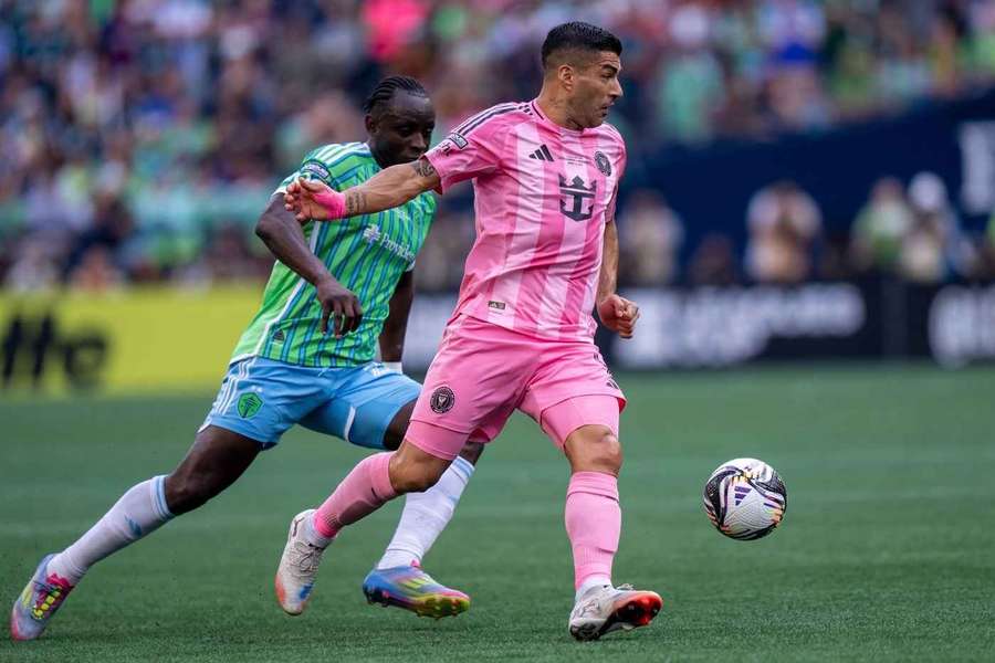 Luis Suárez, en la final ante el Seattle