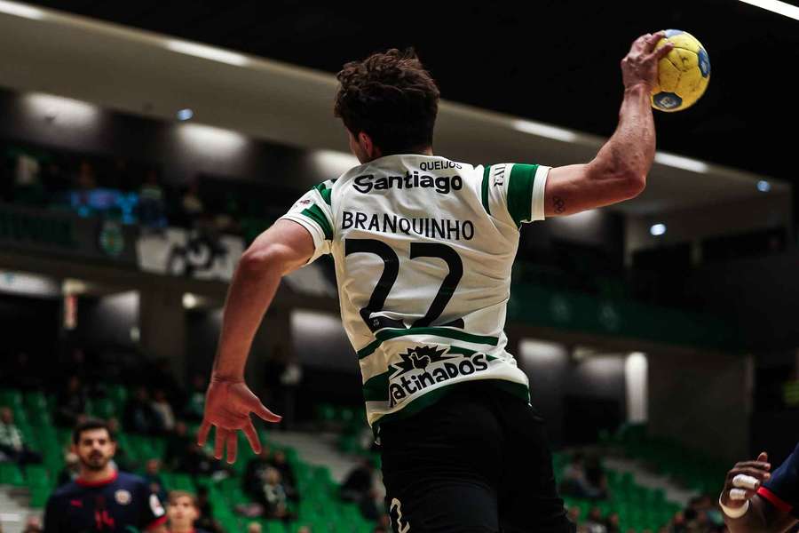 Diogo Branquinho em ação pelo Sporting