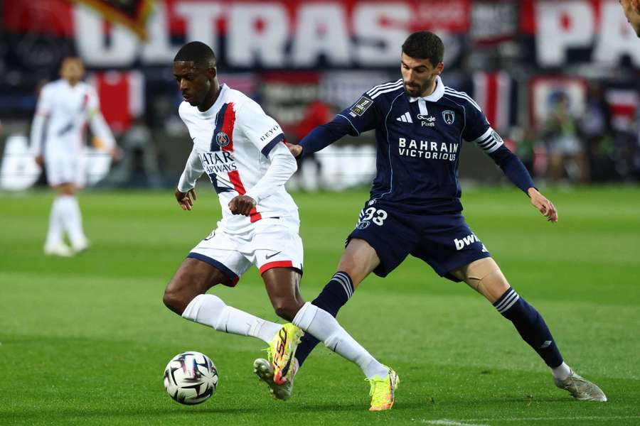 El PSG perdió y Dembélé se marchó tocado 