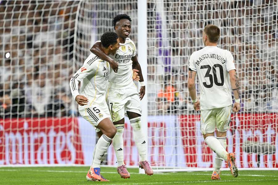 Bellingham, Mastantuono y Vinicius Jr