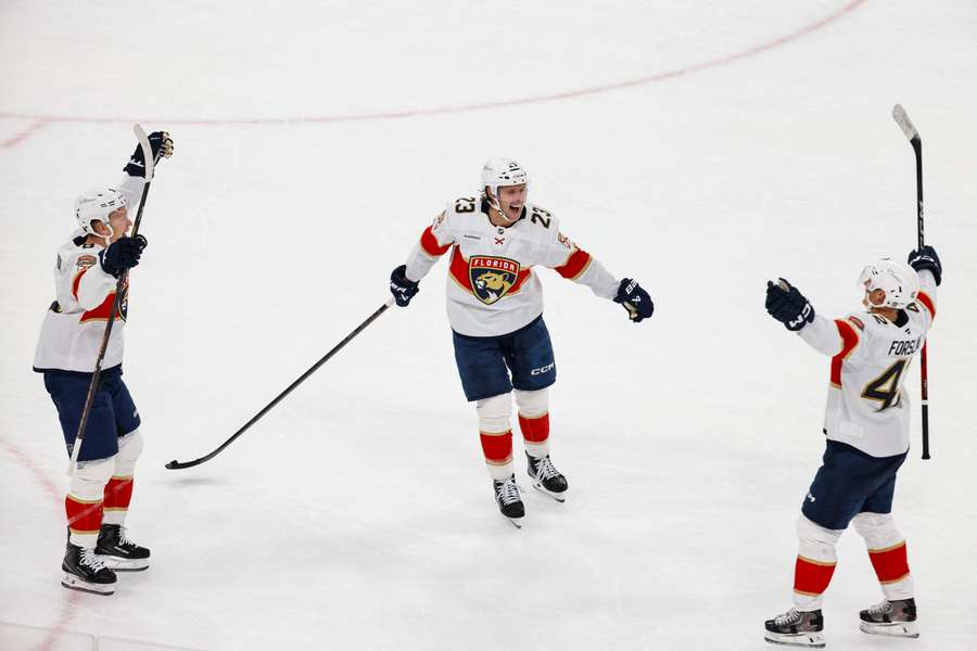 The Florida Panthers were the first team to win in the NHL this season.