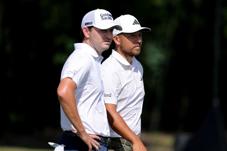 Xander Schauffele and Patrick Cantlay of the United States