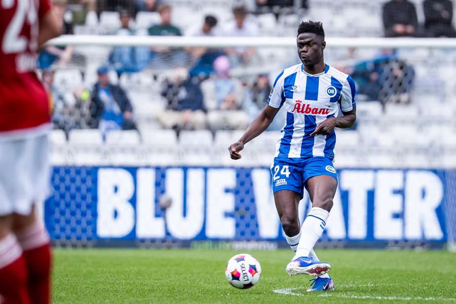 Yaya Bojang fez 30 jogos pelo Odense na última época Yaya Bojang fez 30 jogos pelo Odense na última época