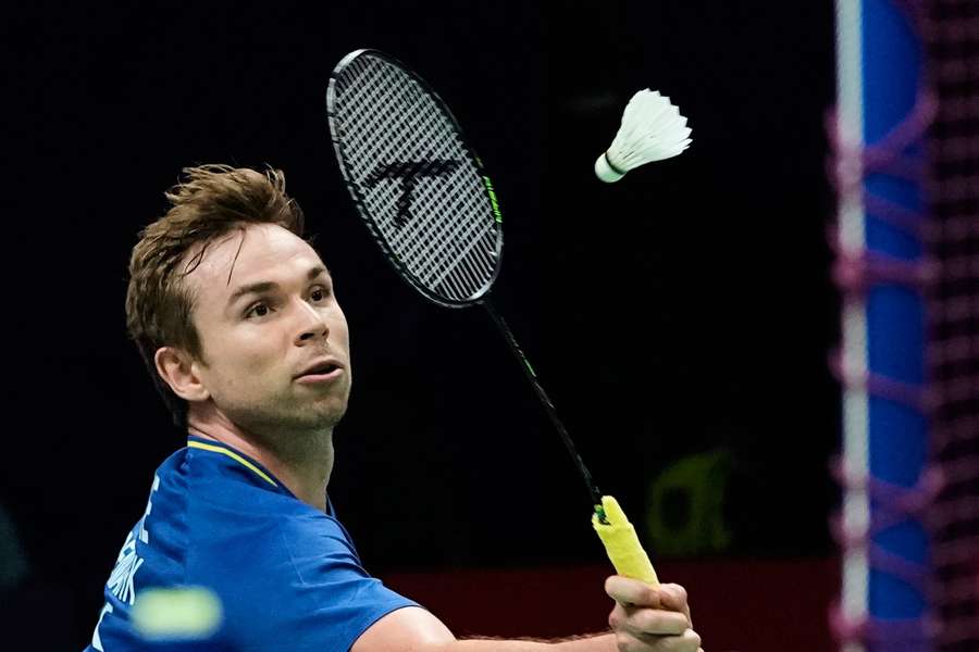 Rasmus Gemke in action at the World Championships