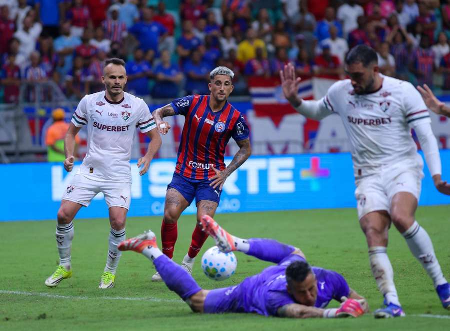Fábio falhou na baliza do Bahia