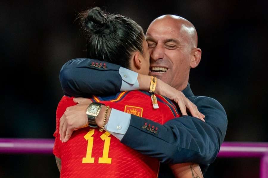 Rubiales não se conteve após título da Copa do Mundo Feminina pela Espanha
