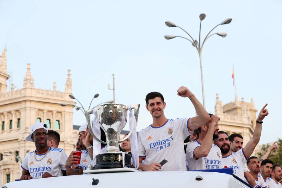 Desfile triunfal con la Liga de 2022.