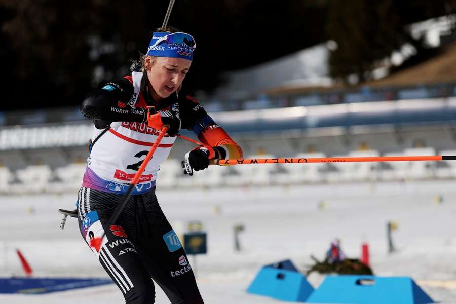 Biathletin Franziska Preuß könnte in Hochfilzen ins DSV-Aufgebot zurückkehren. Biathletin Franziska Preuß könnte in Hochfilzen ins DSV-Aufgebot zurückkehren.