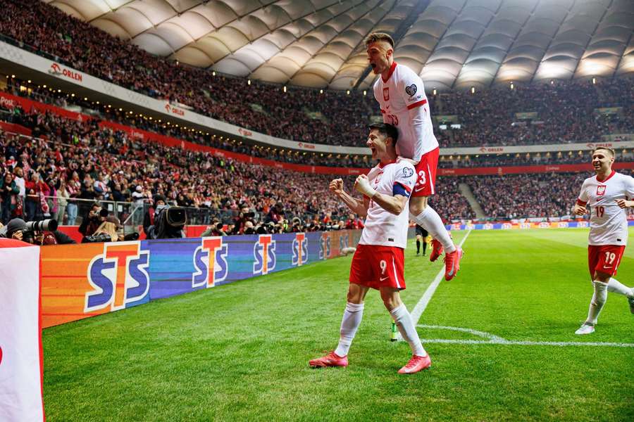 Lewandowski a marcat pentru Polonia