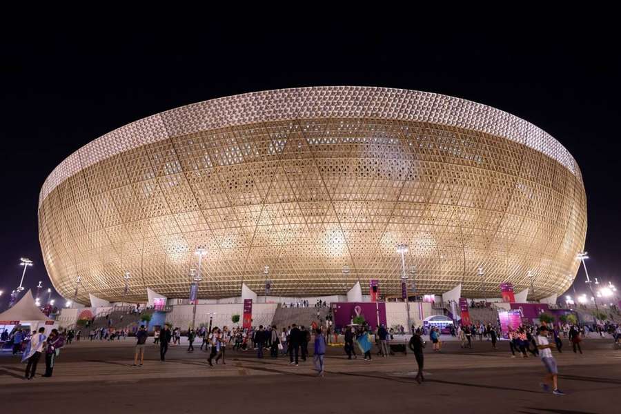 The Lusail Stadium in Doha will host the World Cup final on 18 December.